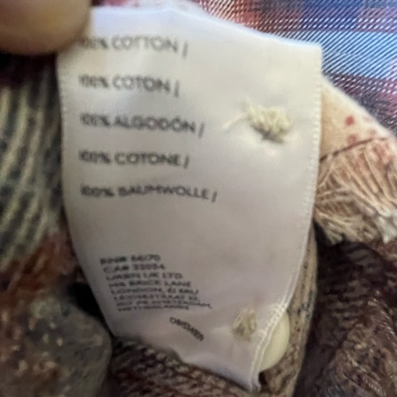 BDG Urban Outfitters Vintage Flannel Plaid Shirt - Picture 7 of 12